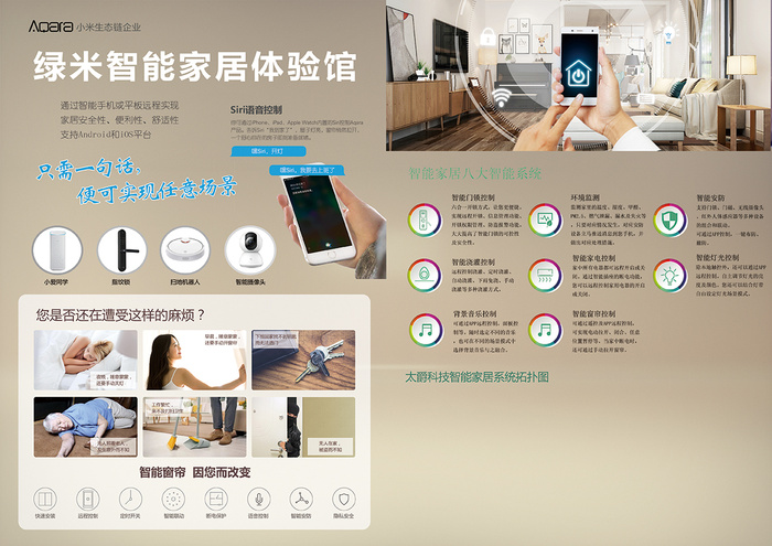 绿米 智能家居  背0psd模版下载