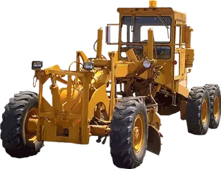 现代农业黄色拖拉机