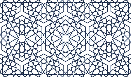 古典线条底纹蓝色设计背景