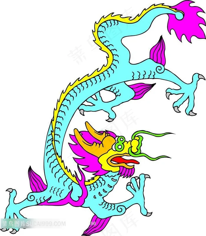 古典龙纹素材
