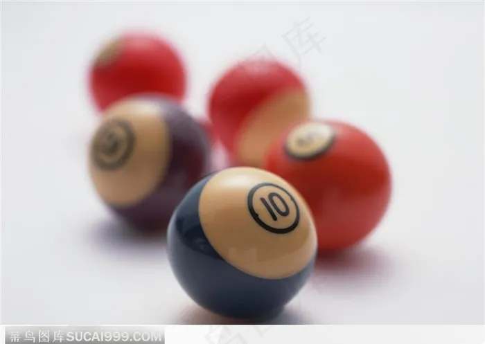 五个台球