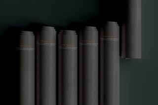 高端暗黑文具类文创VI样机模板