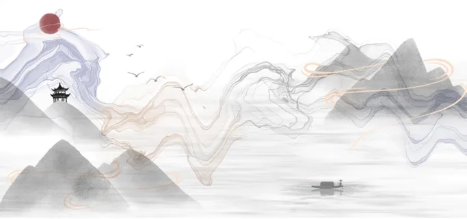 中国风古典中式水墨山水 中国风古典中式水墨山水