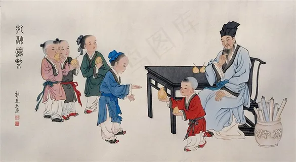 孔融让梨图片 孔融让梨图片