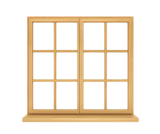 免扣元素木质窗框素材12格