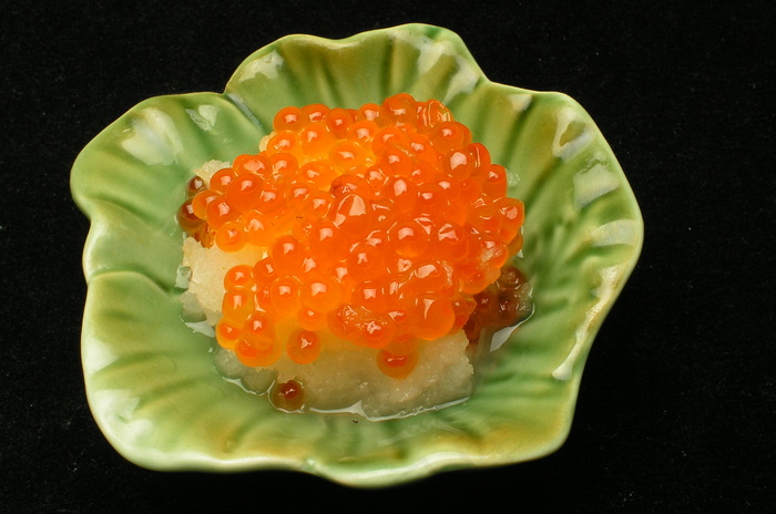  红鱼籽拌萝卜泥