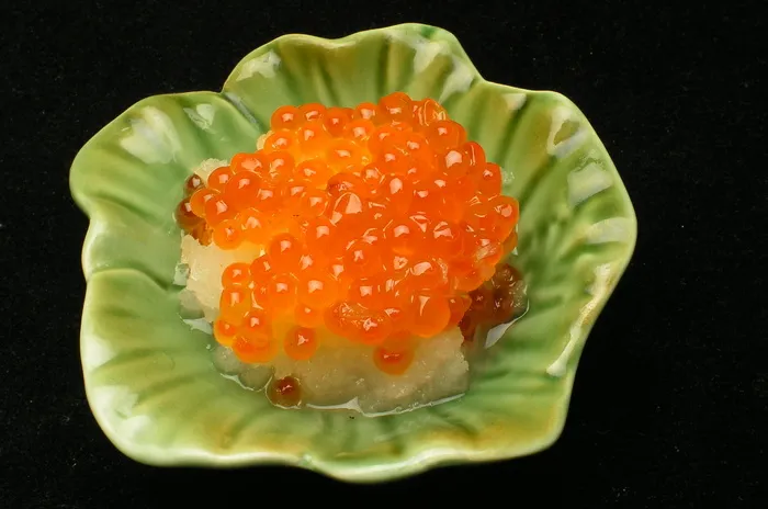  红鱼籽拌萝卜泥