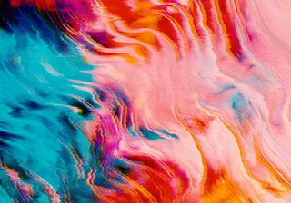 抽象艺术油漆颜料混色流体简笔背景