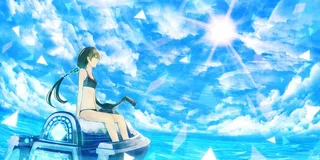 878蓝天大海少女