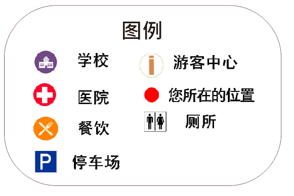 图例地图标识标志图标cdr矢量模版下载