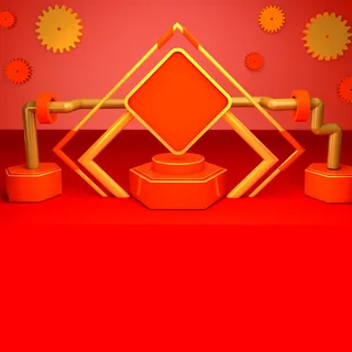 立体C4D场景电商首页主图直通车促销banner海报背景PSD素材