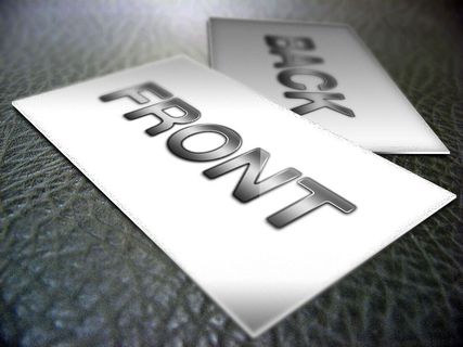 名片样机设计素材