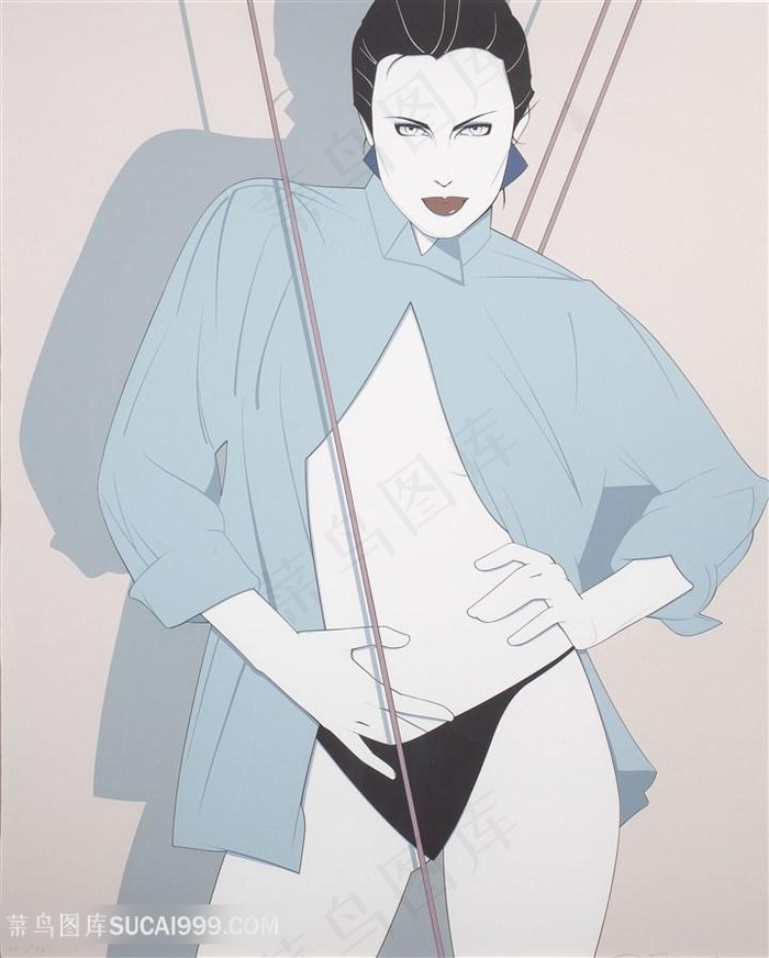 帕特里克安吉尔手绘性感美女