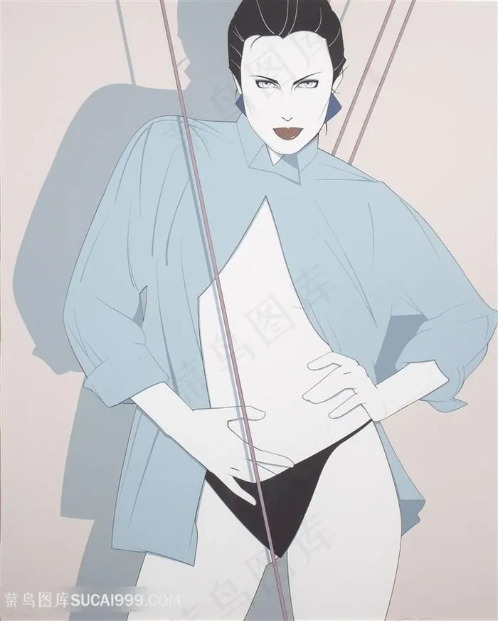 帕特里克安吉尔手绘性感美女