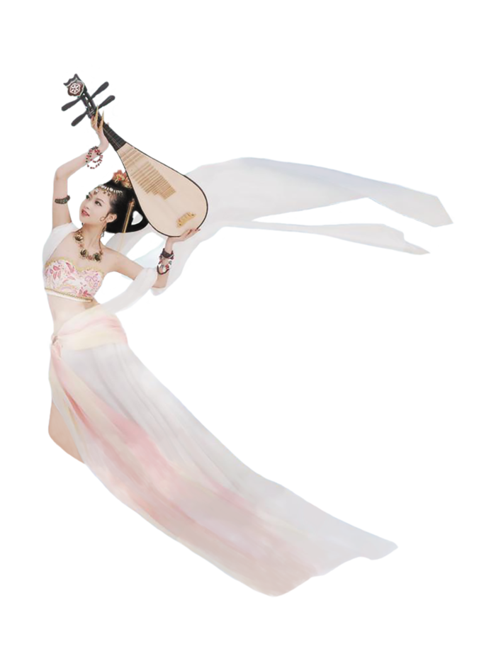 06 (8)免抠元素 免抠摄影 美女 人物 服装 古风 演奏 飞天