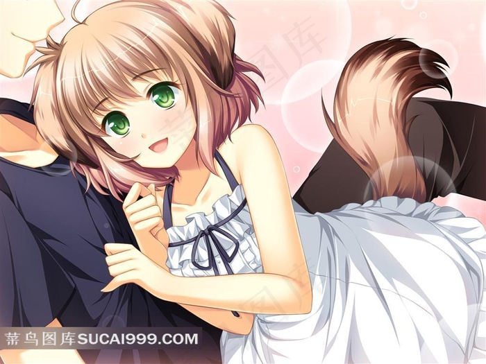可爱漫画女孩素材