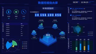 数据可视化psd模版下载