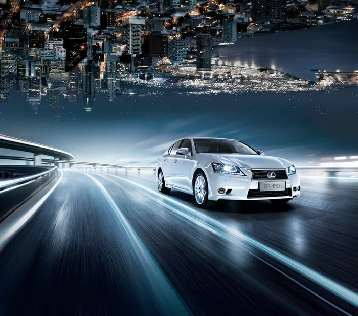 雷克萨斯创意广告图片