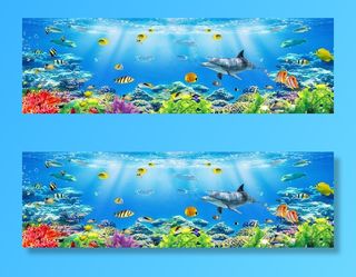 海底世界背景墙