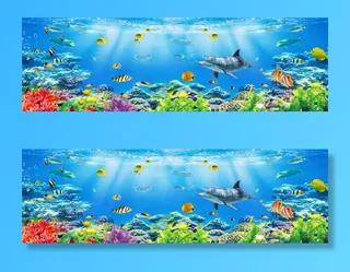 海底世界背景墙