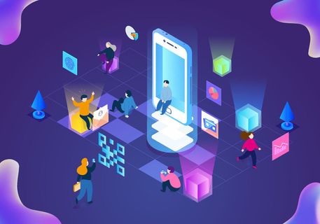 商务2.5D未来科技商务素材