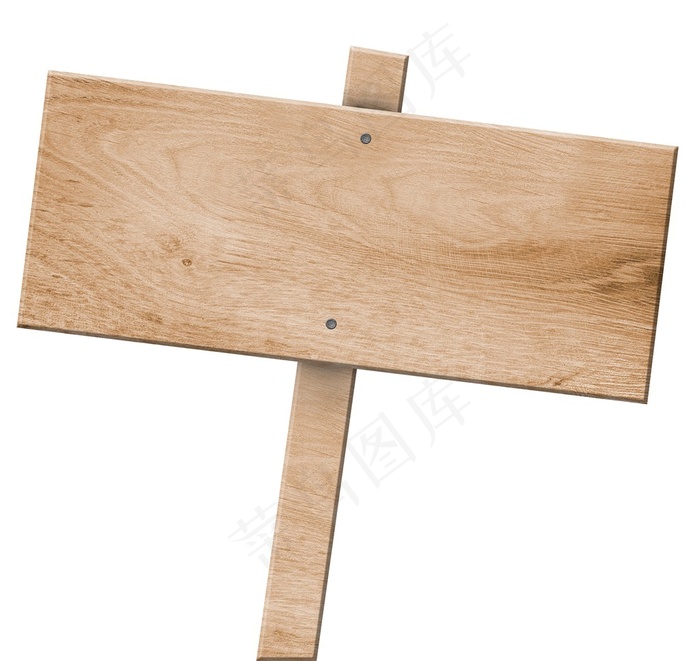 普通木制广告牌