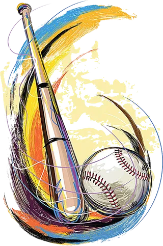 棒球卡通简笔