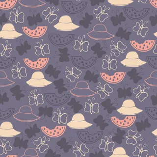 卡通植物背景植物可爱底纹背景