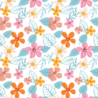 底纹|花|平铺元素|免扣|