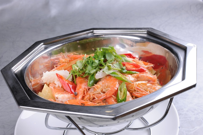 干锅美食焖锅湘菜麻辣香辣纸锅干锅鱿鱼虾