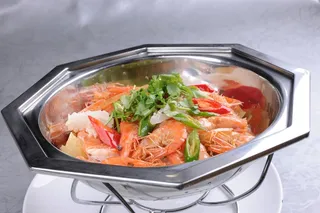 干锅美食焖锅湘菜麻辣香辣纸锅干锅鱿鱼虾