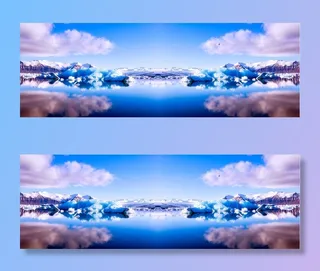 冬天自然背景风景