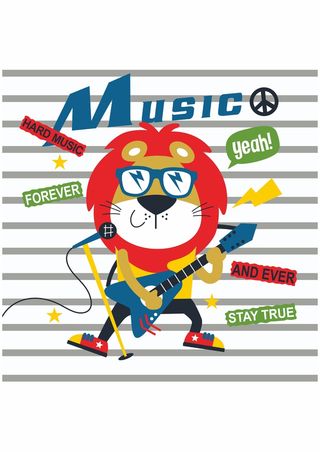 狮子 摇滚 音乐嘻哈说唱