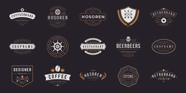 设计勋章标志素材