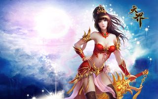 AI插画看天界舞狮 宏伟又虚幻