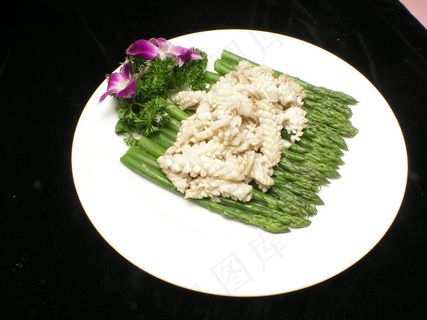 1780鲜芦笋炒鲜尤