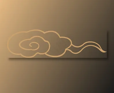 中式传统祥云中国风古典水纹吉祥图案免抠