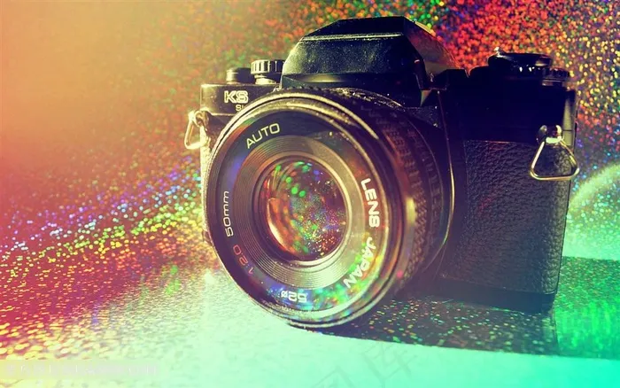 相机唯美背景创意图