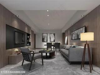 北欧灰色系室内设计