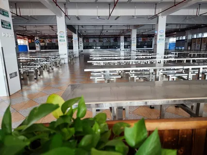 学校食堂全景