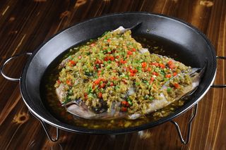 开胃鱼头  58  同上 下带 菜根香 土豆筋