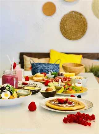 丰盛的甜品大餐