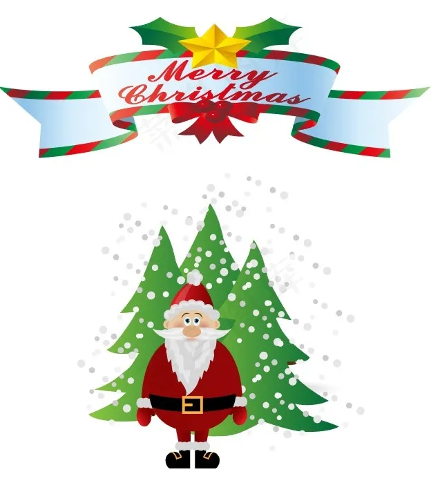 圣诞节素材ai矢量模版下载