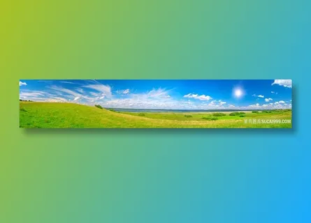 唯美草地风景图片