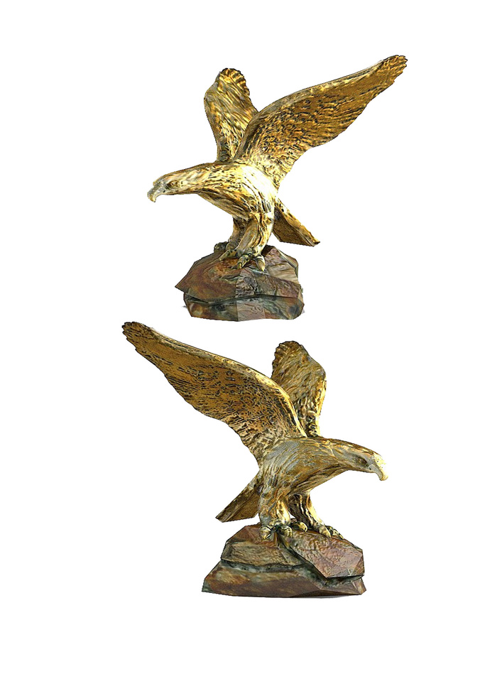 雕塑素材psd模版