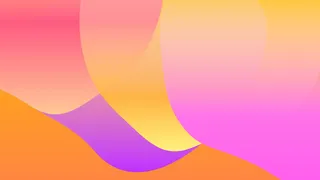 极简剪纸波浪弥散光渐变背景图