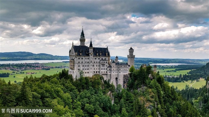 德国新天鹅堡图片素材