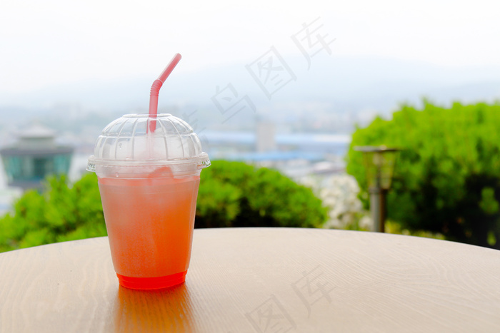 清新夏日夏季饮品摄影照片