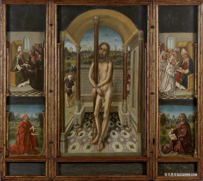 唐·阿尔瓦罗·德·露娜的大师-鞭刑三联