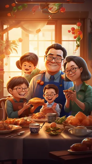 父亲 父亲节 温馨 坚强 爱护 关怀 教育 快乐 幸福 父爱